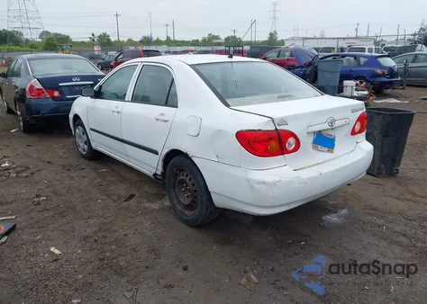 2003 Toyota Corolla Ce из США, поврежденный, VIN 1NXBR32E93Z096888